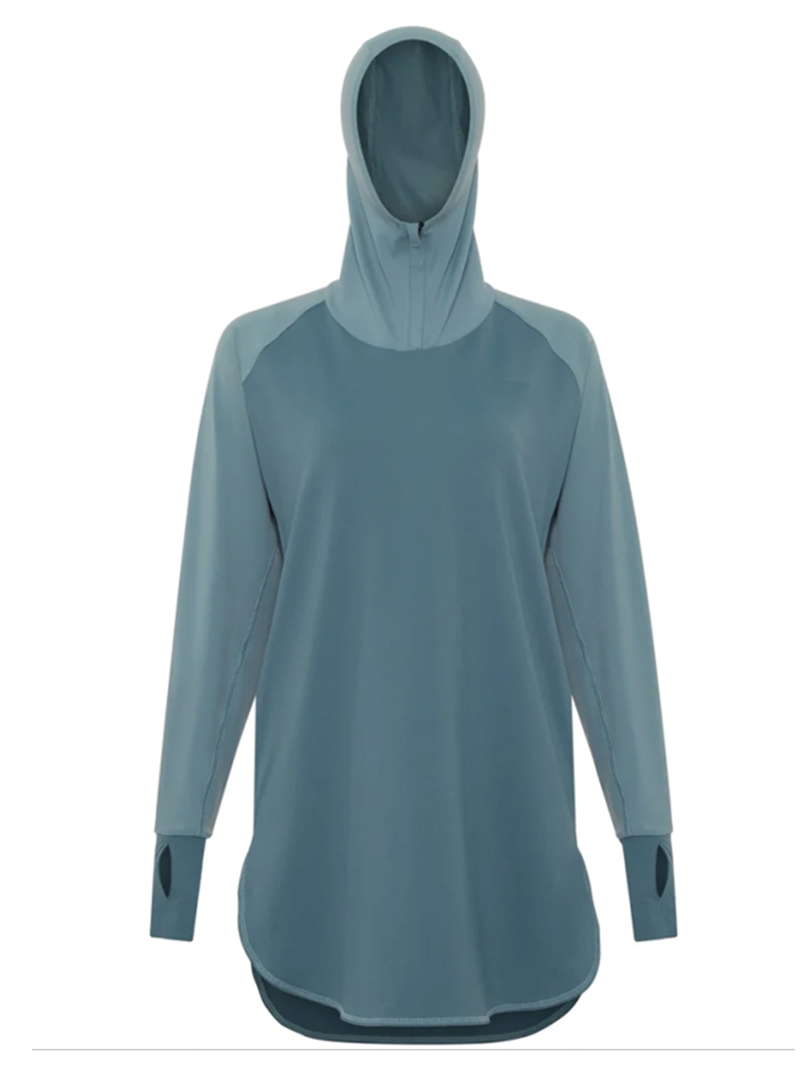 Modesty Long Sleeve Hoodie Active wear for women
