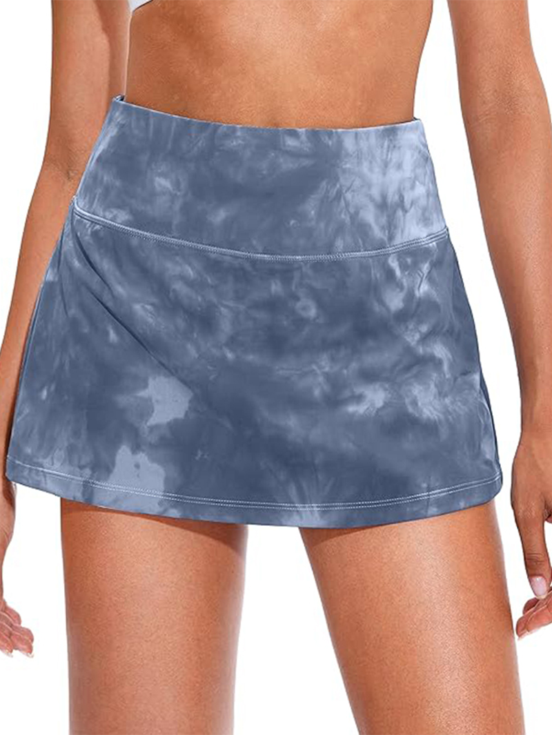 Sooth feel pleated tennis skirt with pockets high waisted athletic golf skorts for workout running for women